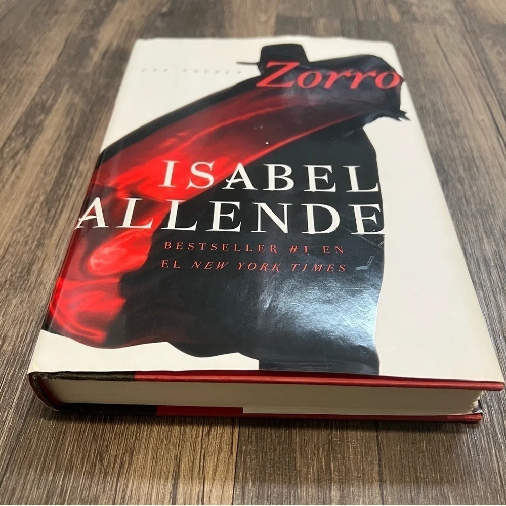 Zorro By Isabel Allende Hardcover Spanish Novel.